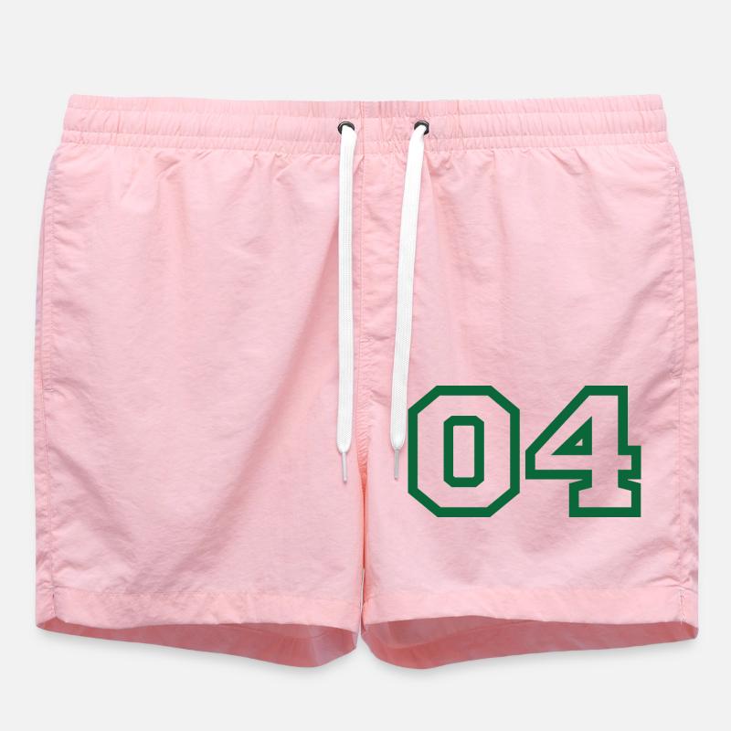 Numéro 4 sport vert - Short de bain - rose