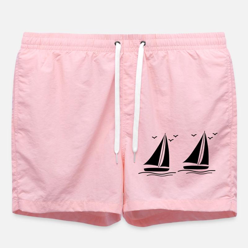 Voiliers - Short de bain - rose