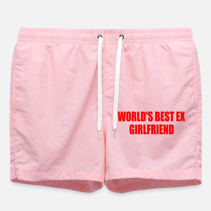 worlds best ex girlfriend - Short de bain - rose