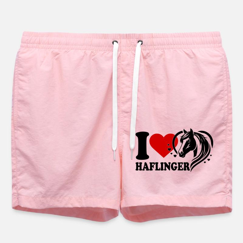 J’adore le cheval Haflinger - Short de bain - rose