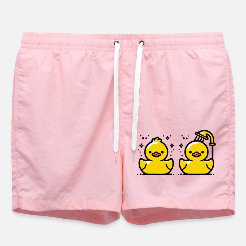 Rubber Ducks Rubber Ducks - Swim Trunks - pink