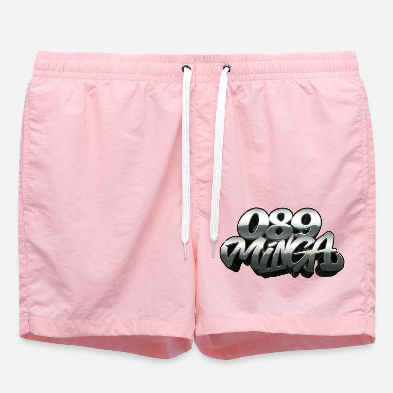 089 Minga Logo - Badeshorts - Pink