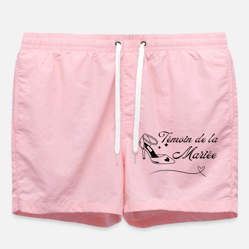 Témoin de la mariée - Short de bain - rose