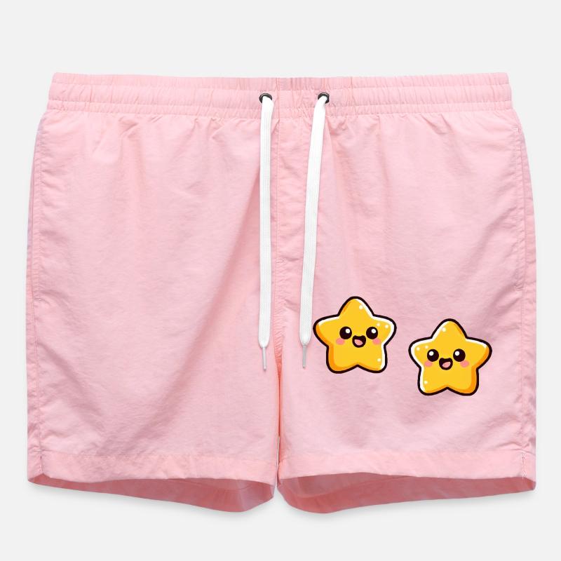 Star Comic 2 - Swim Trunks - pink