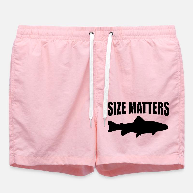 size matters - Swim Trunks - pink