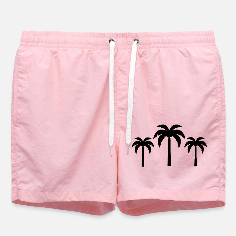 Palm trees - Swim Trunks - pink