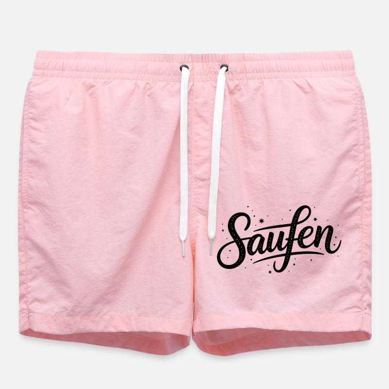 Booze - Mèmes de bière allemande - Short de bain - rose