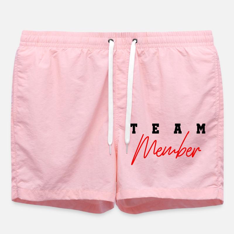 Membre de l’équipe 01 - Short de bain - rose
