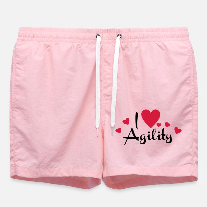 2541614 15923905 agility - Swim Trunks - pink