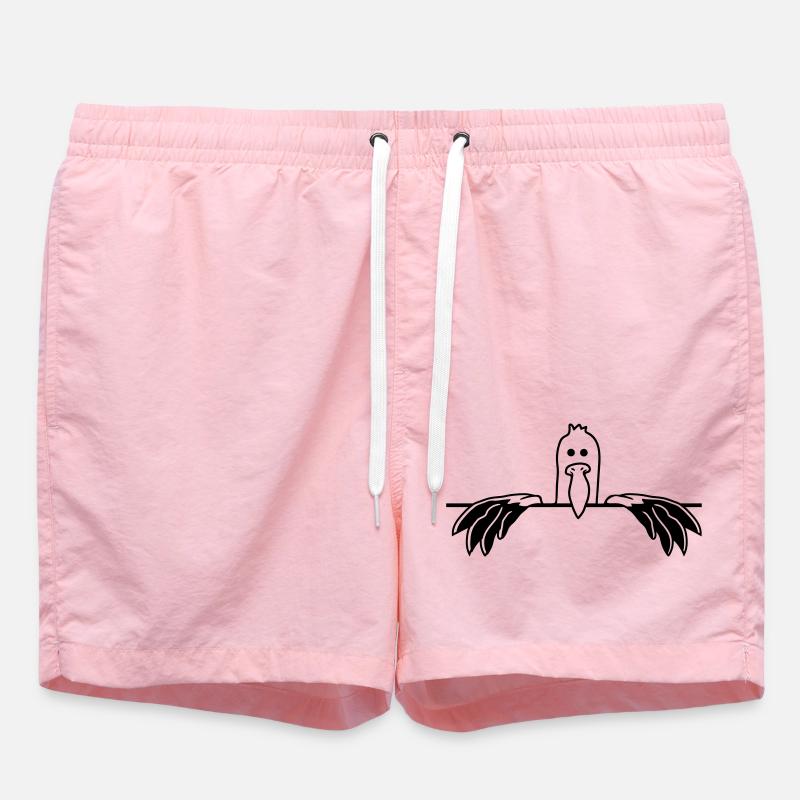 drôle description curieux moeve - Short de bain - rose