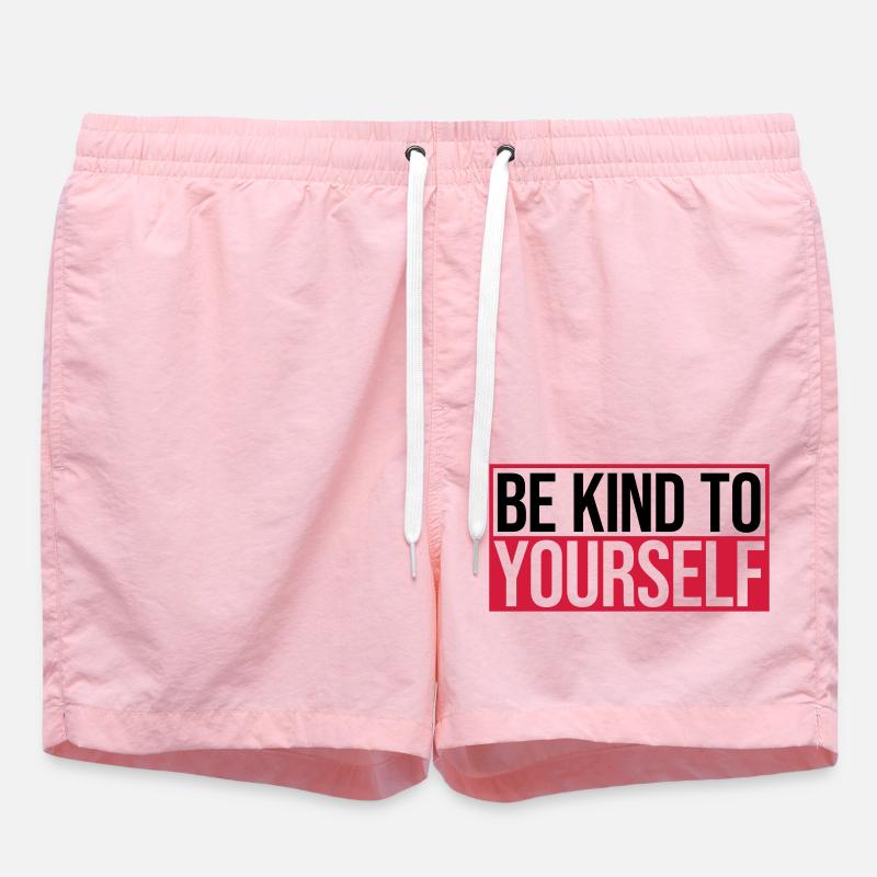 be kind to yourself - Badeshorts - Pink