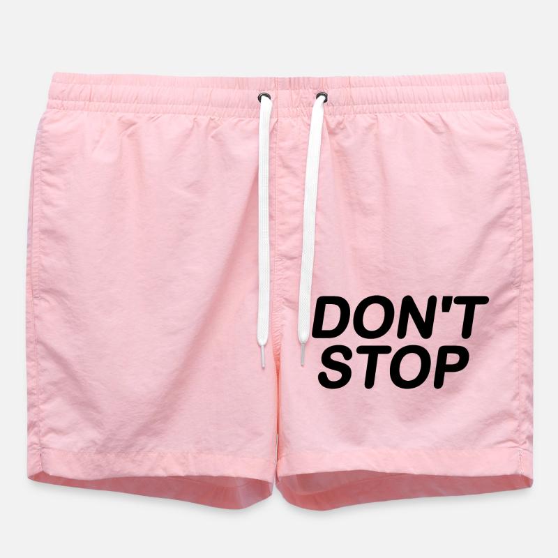 Dont stop - Badeshorts - Pink