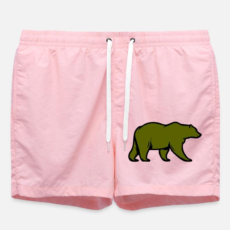 ours - Short de bain - rose