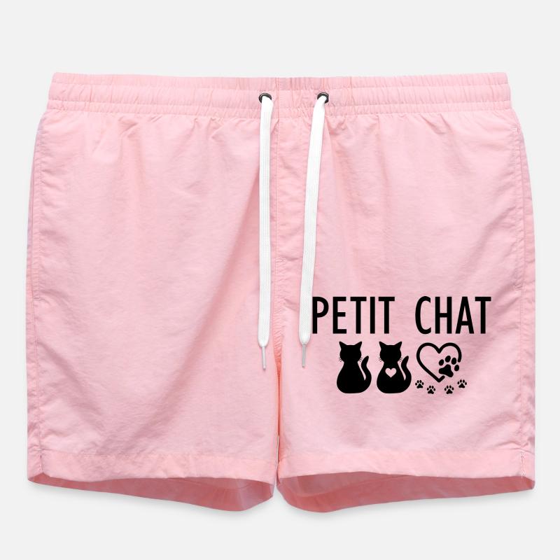 Petit chat - Short de bain - rose