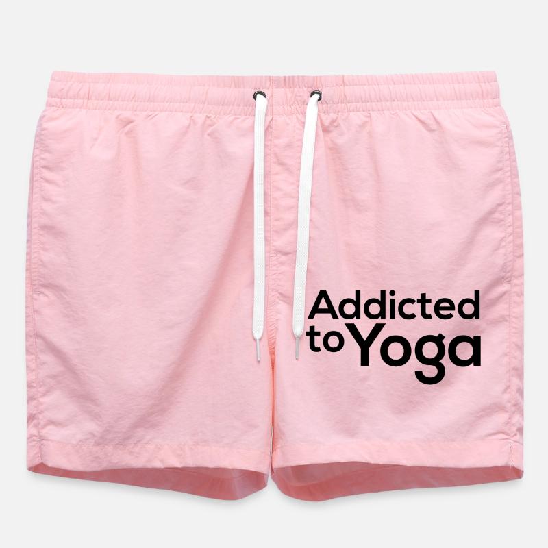 Yoga Meditation Spa Namaste - Badeshorts - Pink