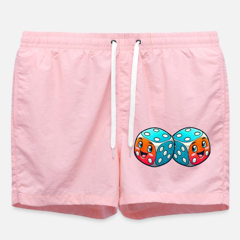 Bande dessinée Cube - Short de bain - rose