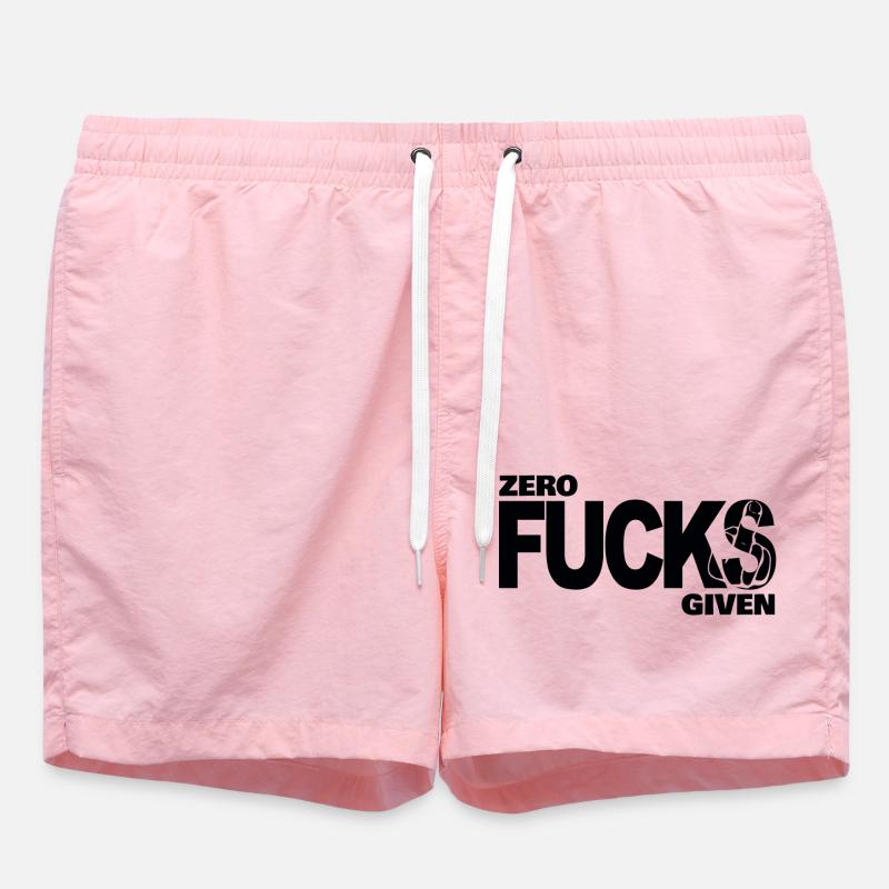 Zéro baise donné - Short de bain - rose