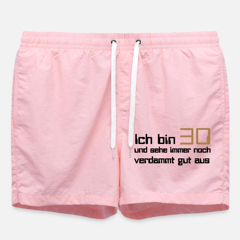 30 - Short de bain - rose
