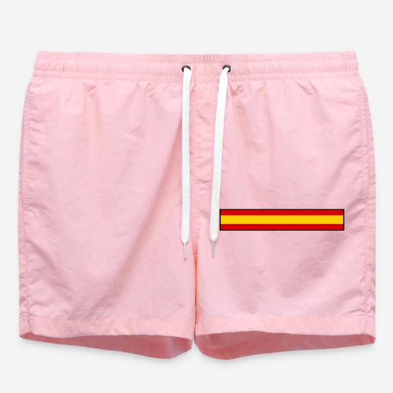 Spanien Flagge - Badeshorts - Pink
