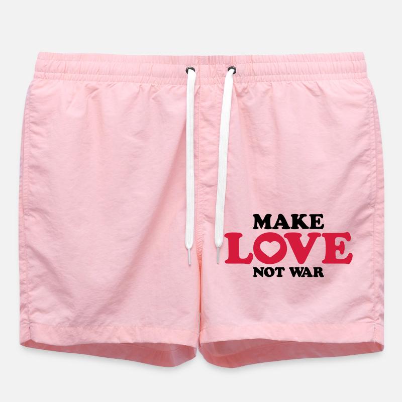 Dire pas la guerre - Short de bain - rose