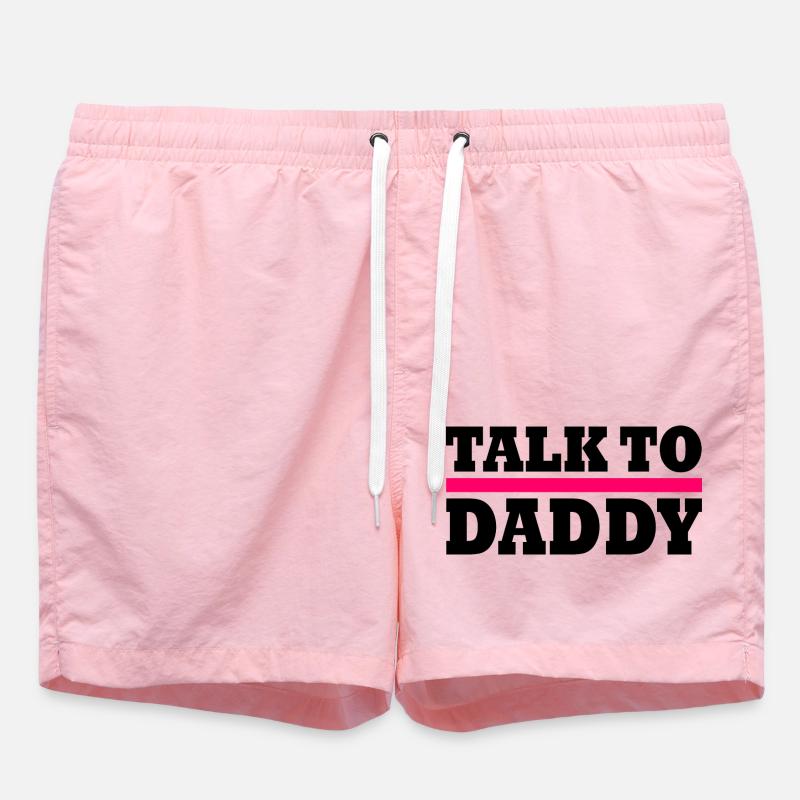 Talk to daddy - Badeshorts - Pink