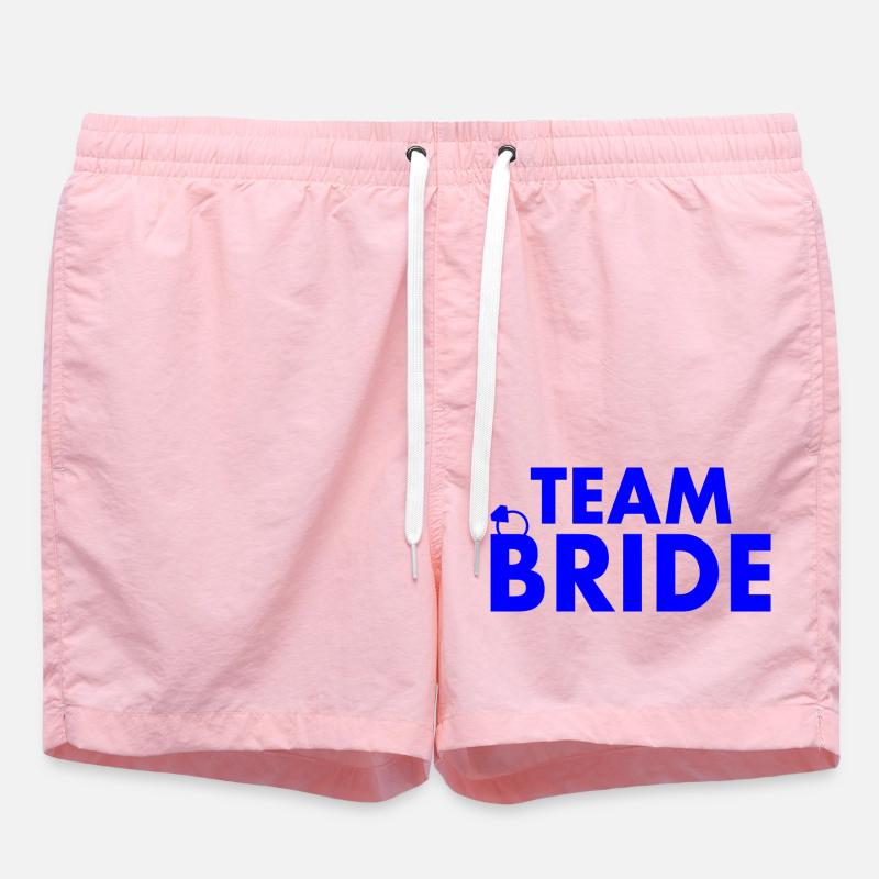 Team bride - Short de bain - rose