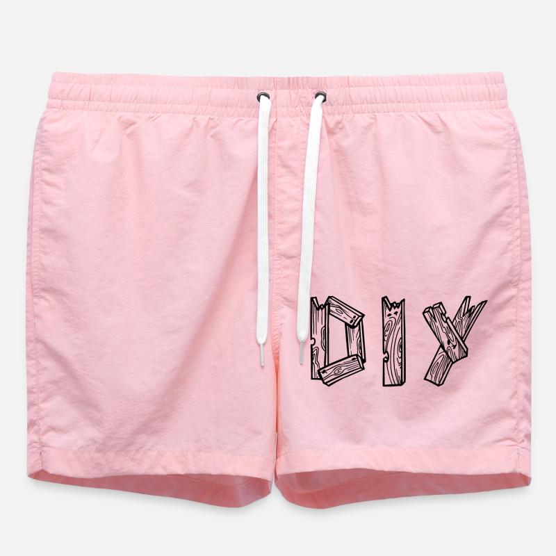 bricolage - faites-le vous-même - Short de bain - rose