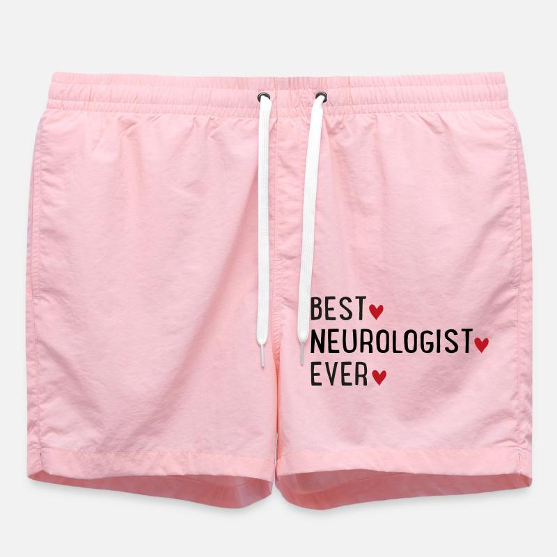 Neurologie - Short de bain - rose