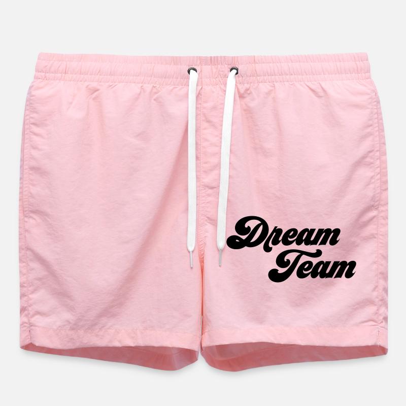 Dream Team - Swim Trunks - pink