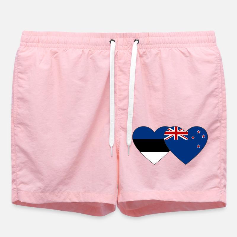 Estonie Drapeau néo-zélandais utilisé - Short de bain - rose