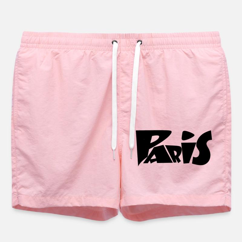 Paris Forms - Swim Trunks - pink