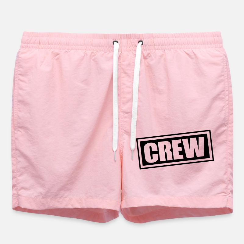 crew - Swim Trunks - pink