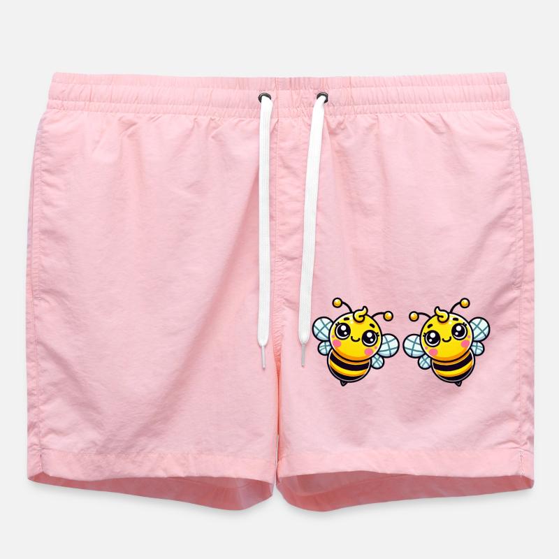 Bee 2 - Swim Trunks - pink
