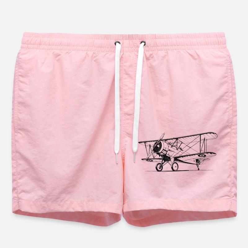 Biplan - Short de bain - rose