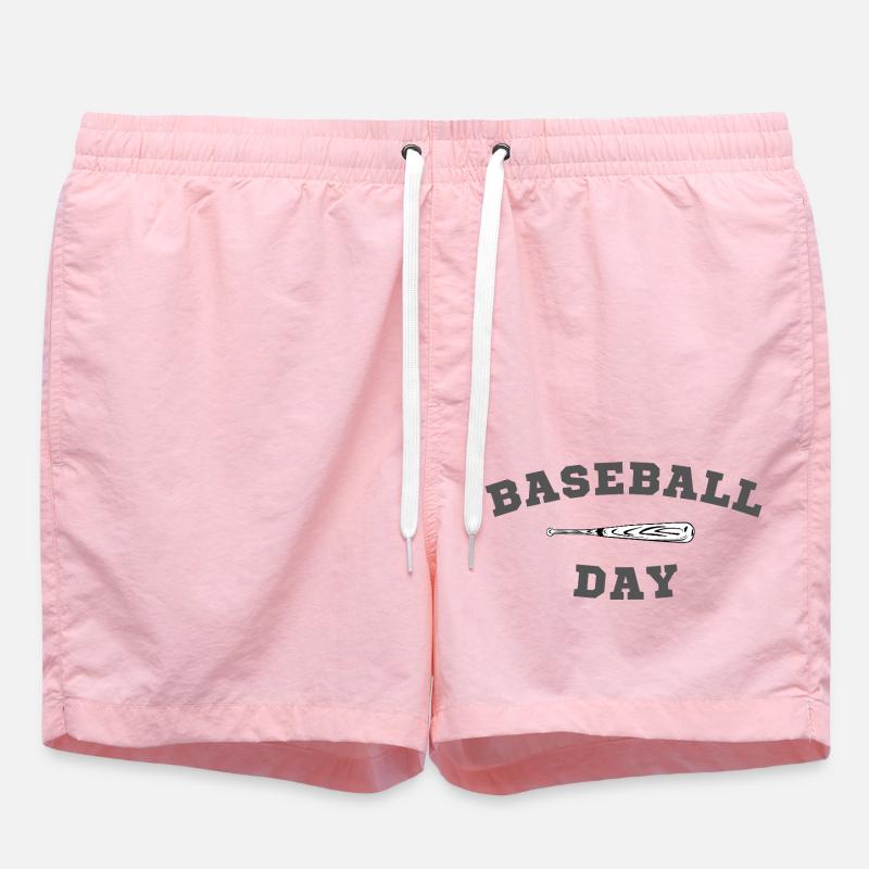 Jour de Baseball - Batte Retro - Short de bain - rose