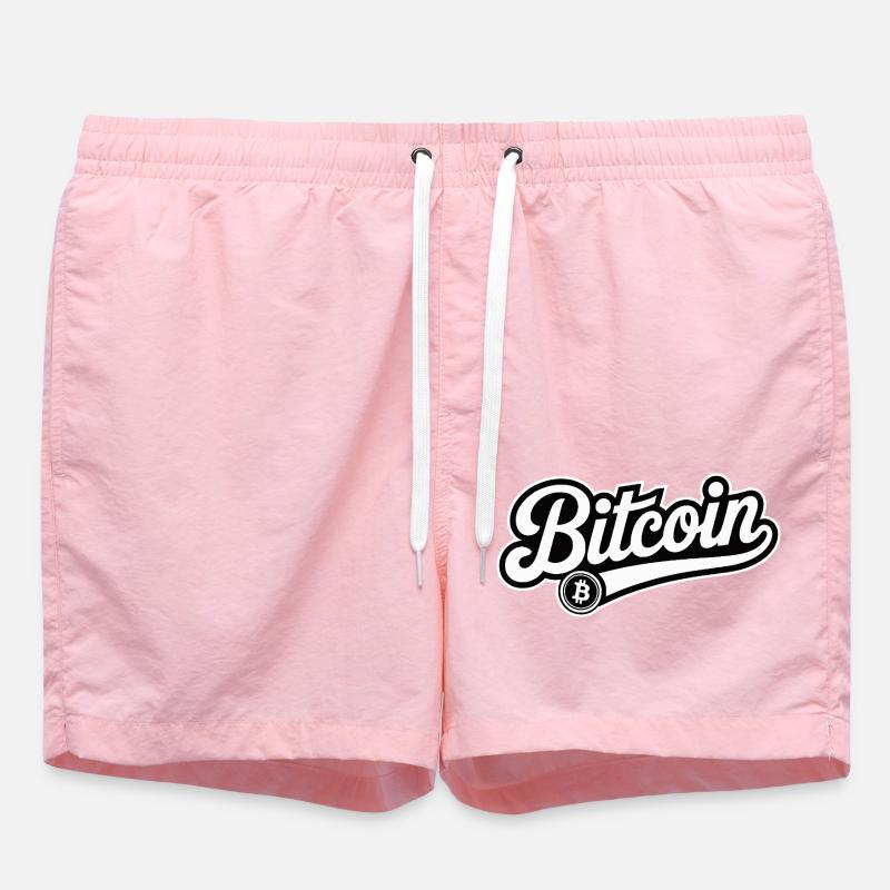 Bitcoin - Cool Finance Logo - Short de bain - rose