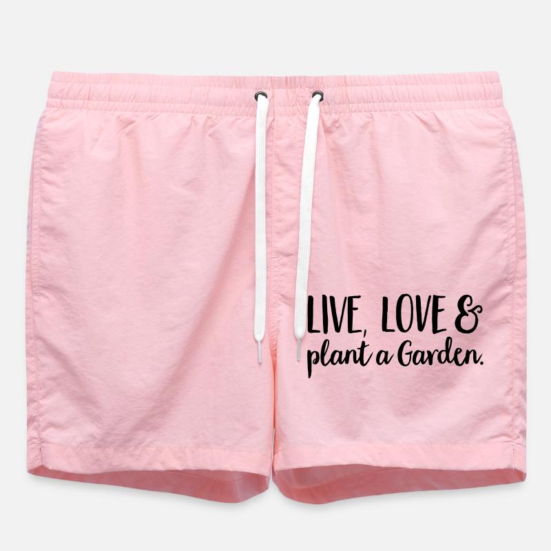 Jardin - Short de bain - rose