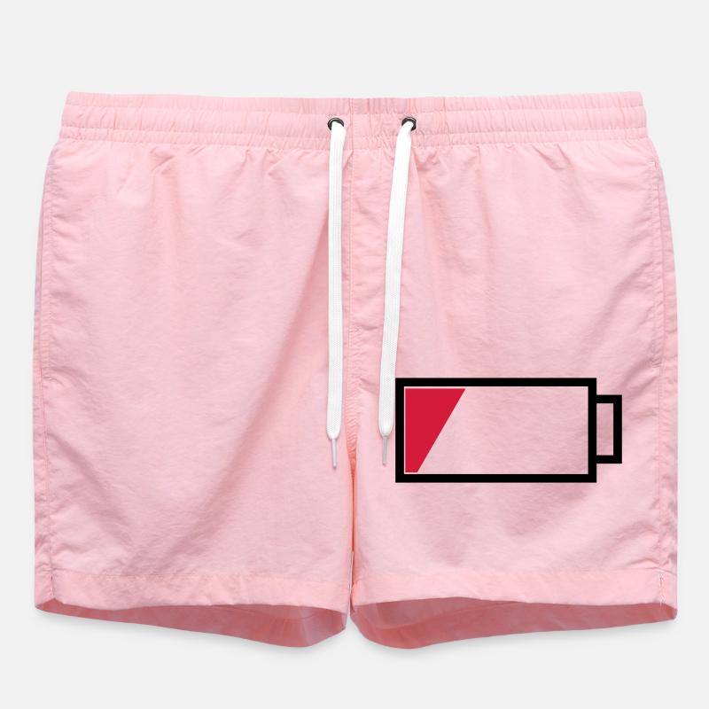 Battery empty - Swim Trunks - pink