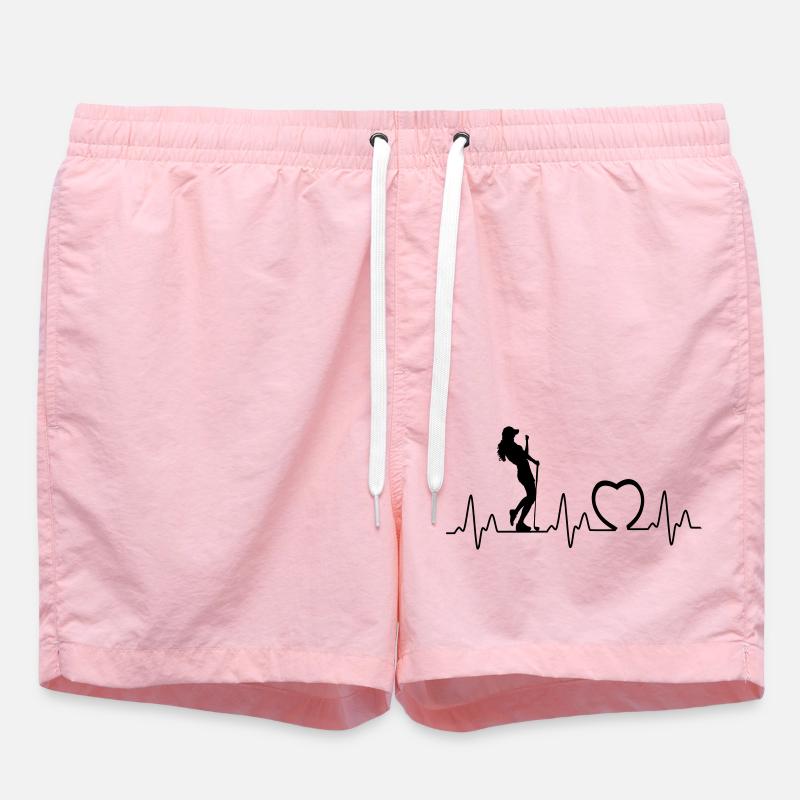Heartbeat avec coeur golf1 - Short de bain - rose