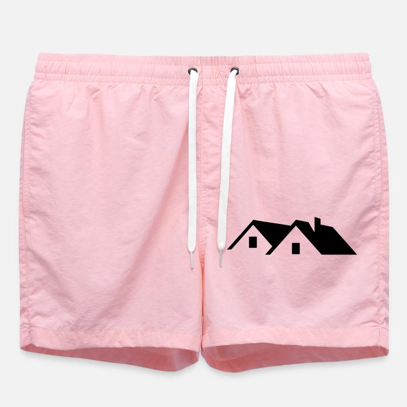 haut, toit - Short de bain - rose