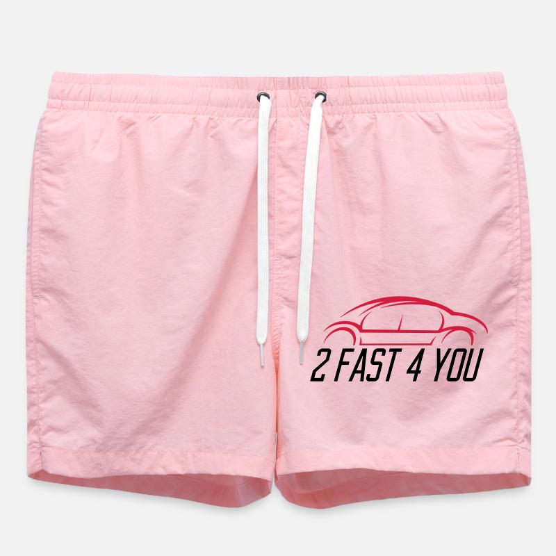 Auto 2 Fast - Badeshorts - Pink