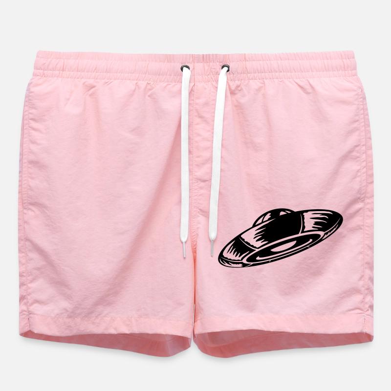 Visitor unidentified flying object - Swim Trunks - pink