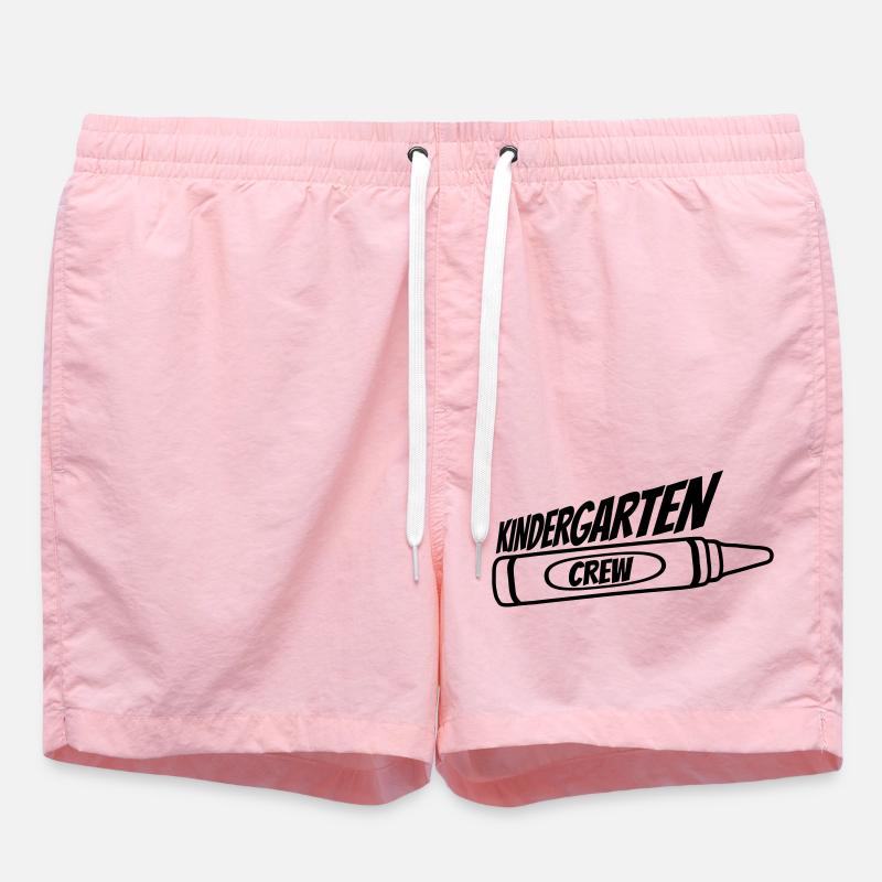 Équipe Kindergarten Crew Wax Crayon - Short de bain - rose