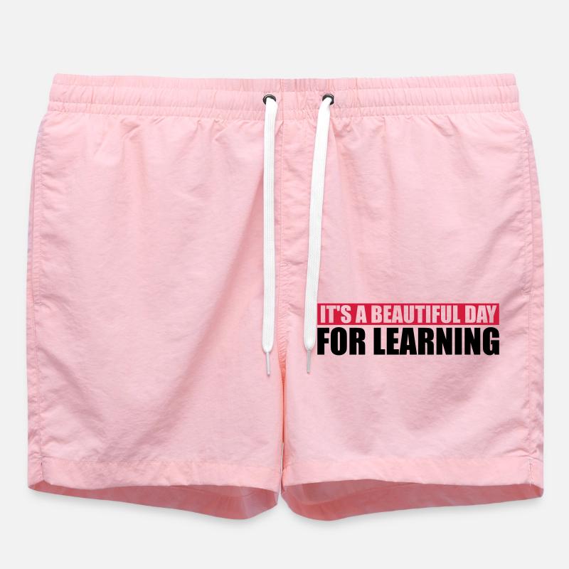 beautiful day for learning - Badeshorts - Pink