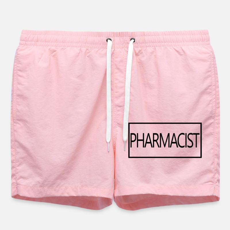 Apotheker Stolzer Absolvent des Apothekerstudiums - Badeshorts - Pink