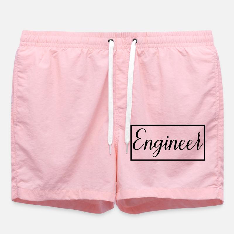 Engineer Proud Graduated Engineering Student - Swim Trunks - pink