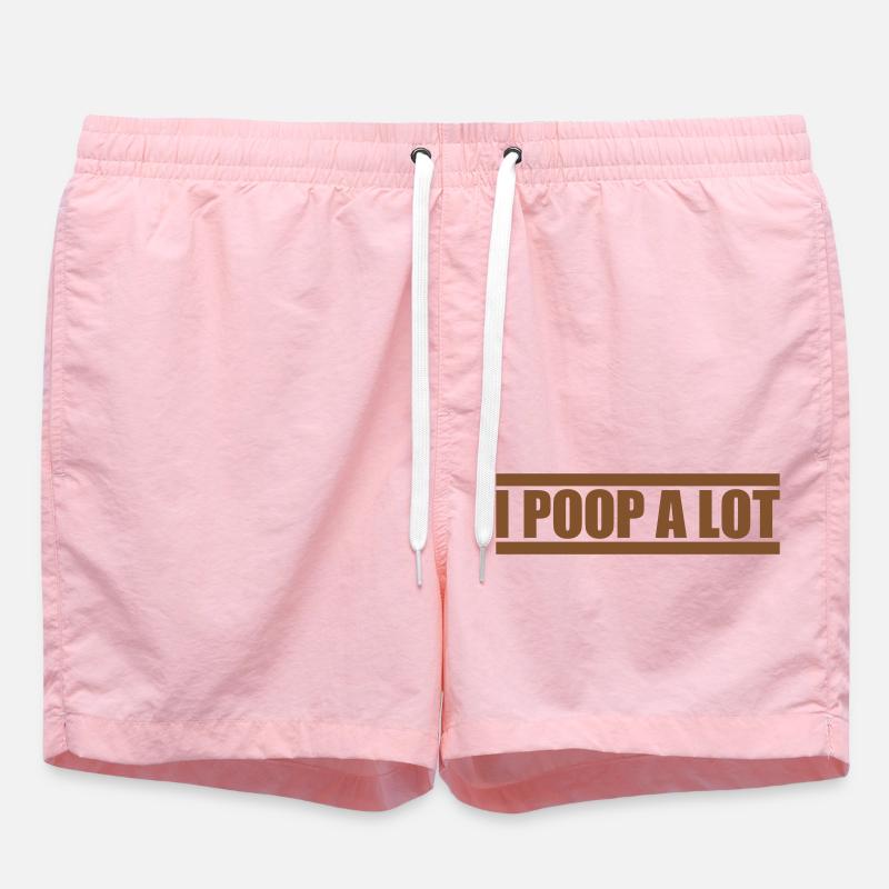 Je fais beaucoup caca - Short de bain - rose