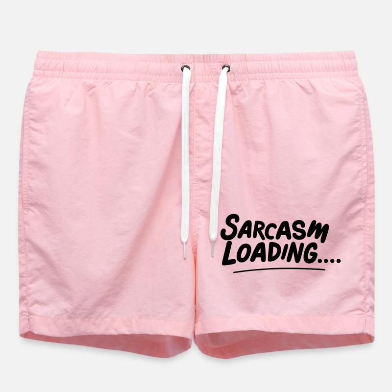 Sarcasm invites - Swim Trunks - pink