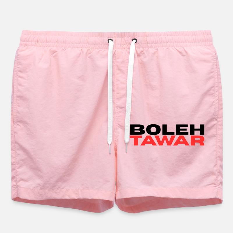 INDONET Boleh Tawar - Short de bain - rose