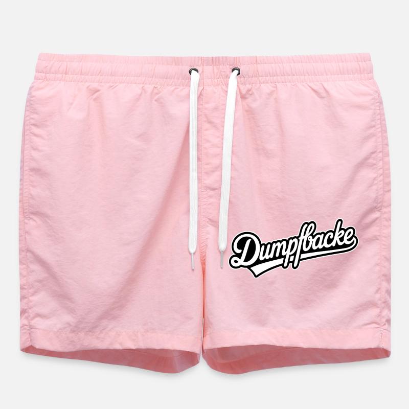 Dullfbacke - Mèmes allemands amusants - Short de bain - rose
